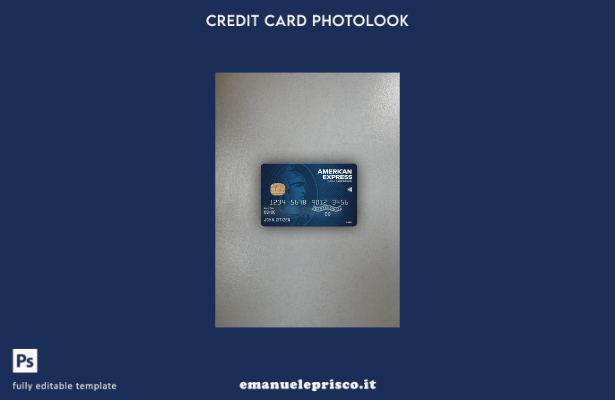 stile verificato modello anteriore photolook con carta preferita in contanti blu